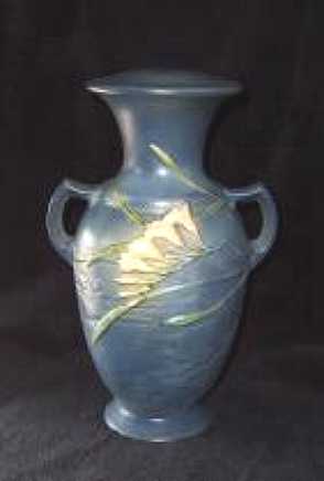 Roseville lamp after